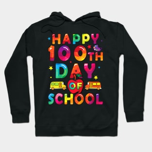 100 Days Of School Boys Girls Happy 100 Days Of School Hoodie